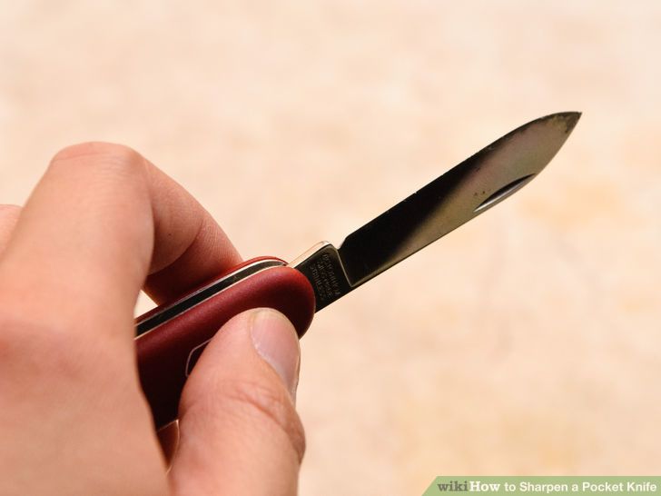 best way to sharpen a pocket knife